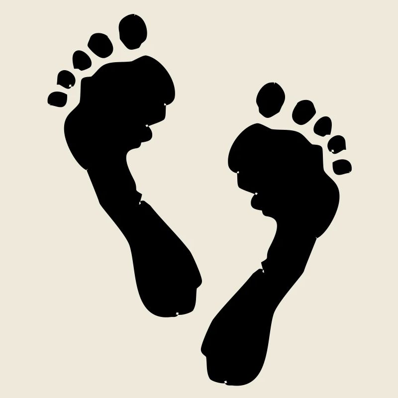 Füsse Silhouette