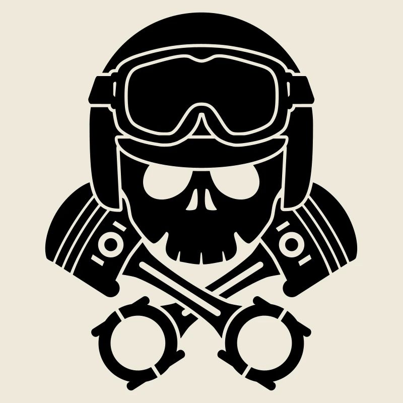 kolben schädel helm