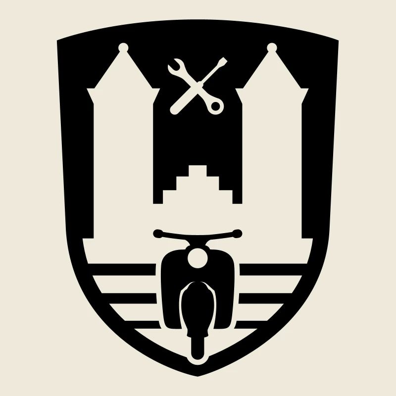 Mopedsport Wappen / Logo / Emblem