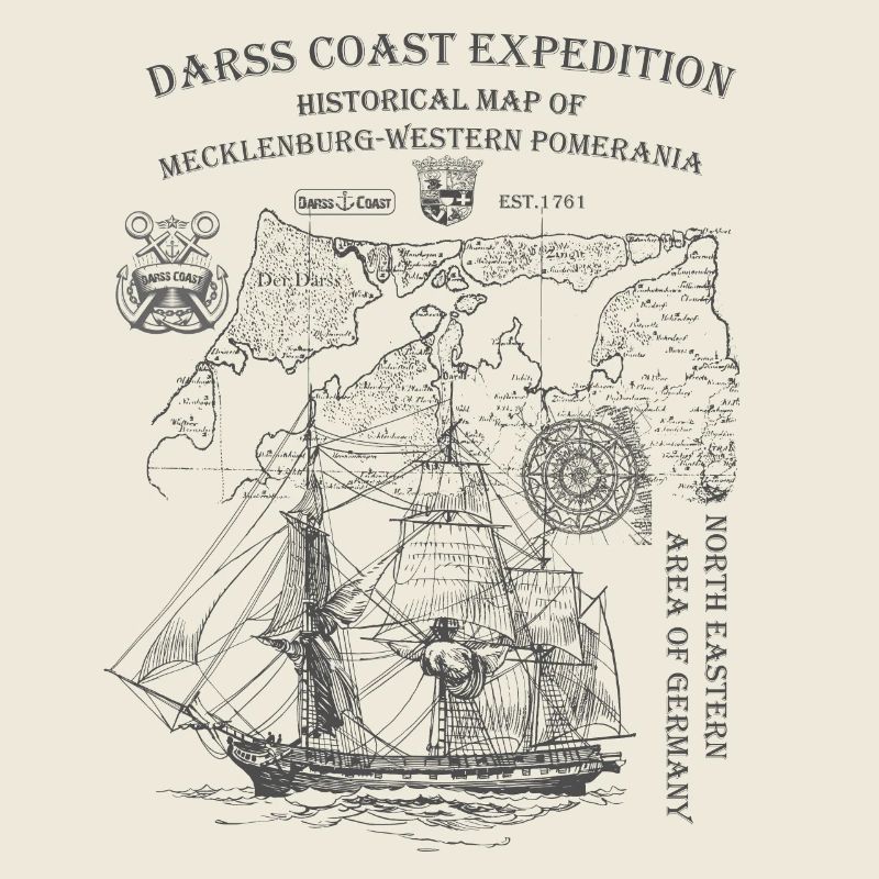 Expédition sur la côte de Darss - historique