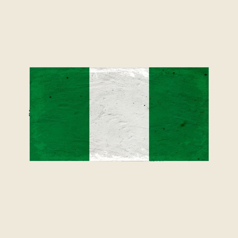 Texture du drapeau du Nigeria