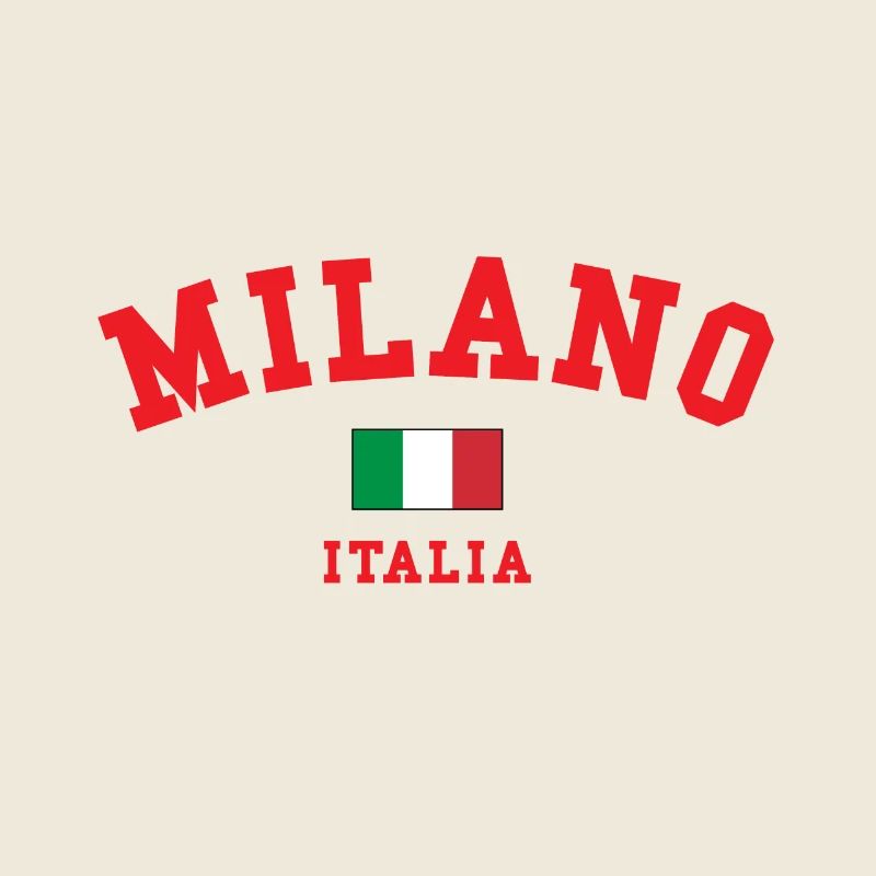 Drapeau de l’Italie de style milanais