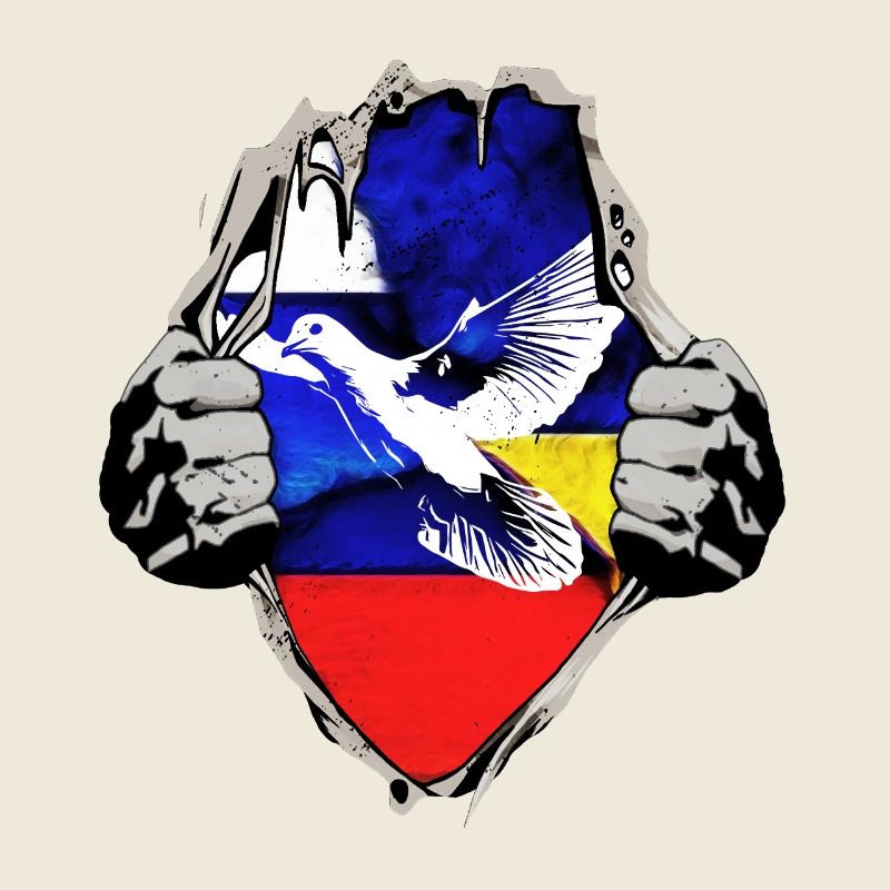 Russie Ukraine Colombe de la Paix