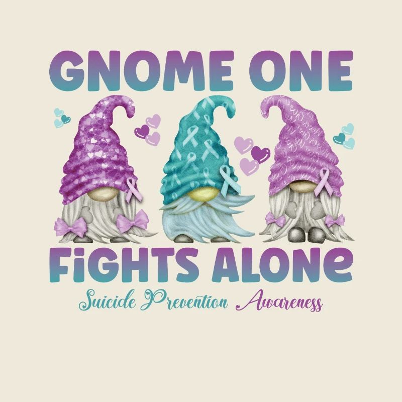 Gnome One Fights Suicide Prevention