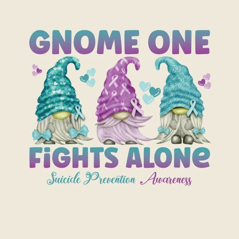 Gnome One Fights Suicide Prevention