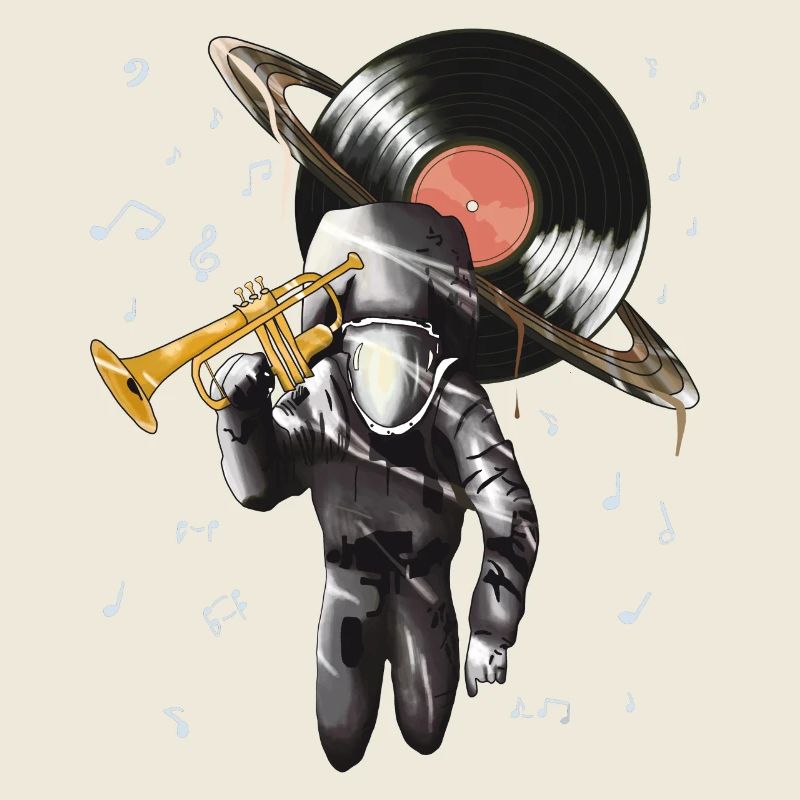 Space DJ Alien Kunsthandwerk