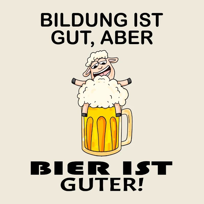 Lustiger Bier Spruch