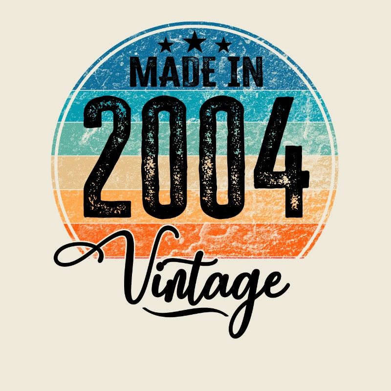 Vintage Fabriqué en 2004 Année de naissance 2004 Anniversaire