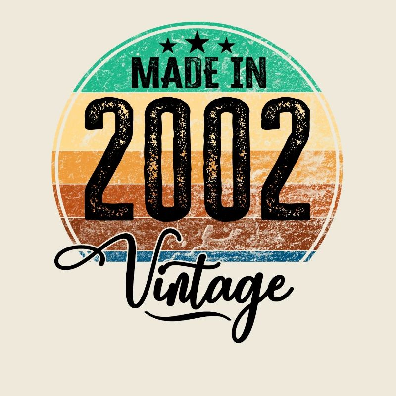 Vintage Fabriqué en 2002 Année de naissance 2002 Anniversaire