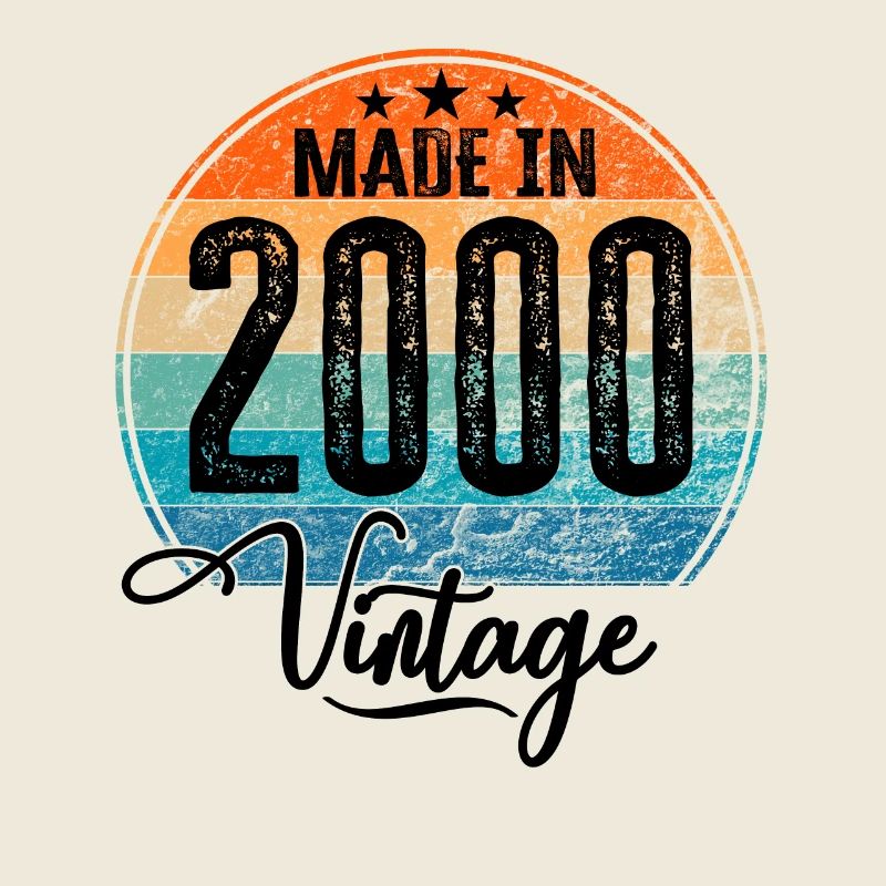Vintage Made in 2000 Geburtsjahr 2000 Geburtstag