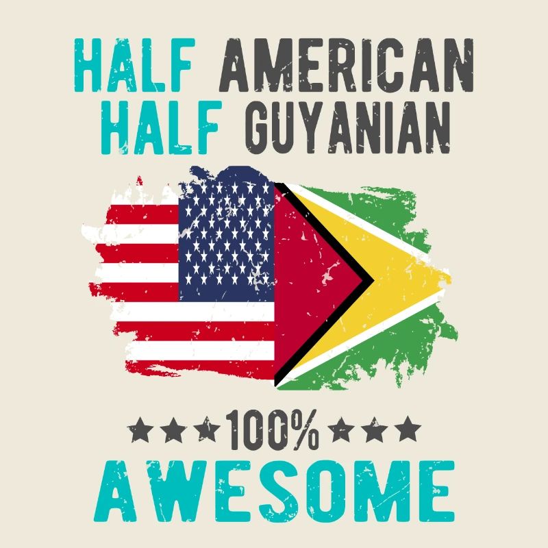 Moitié américain moitié guyanais