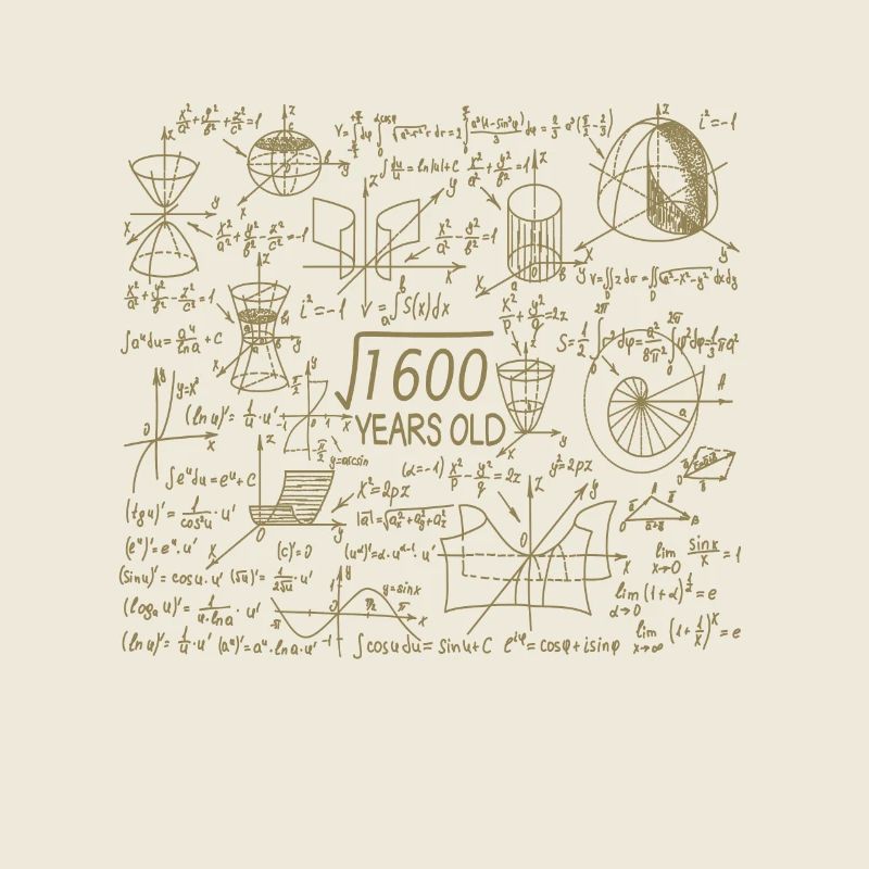 40. Geburtstag für Mathelehrer und Mathe Nerds