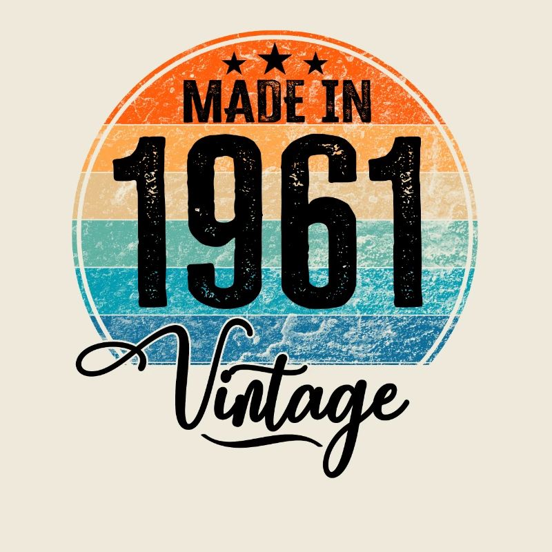 Millésime fabriqué en 1961 Année de naissance 1961 Anniversaire