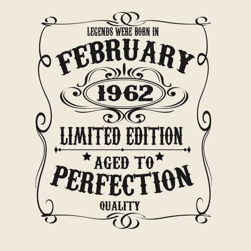 February 1962 Vintage Birthday Retro Gift