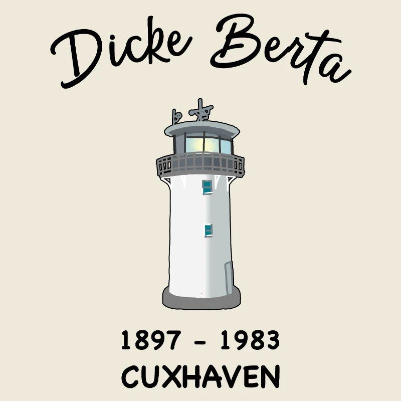 lighthouse Dicke Berta, Cuxhaven, harbour