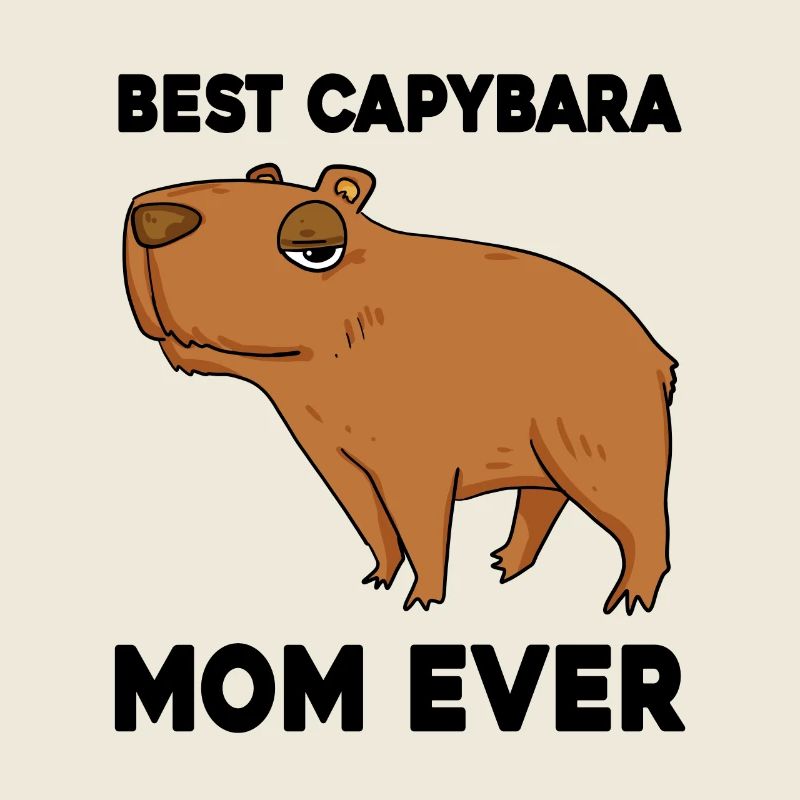 Capybara Mama Wasserschwein