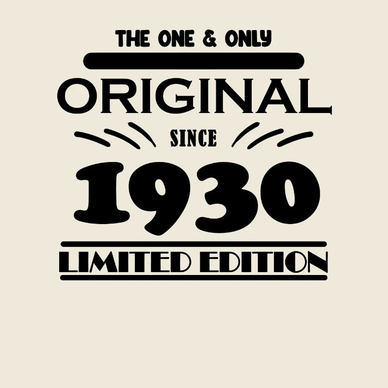 1930 - Année de construction 1930 - Né en 1930