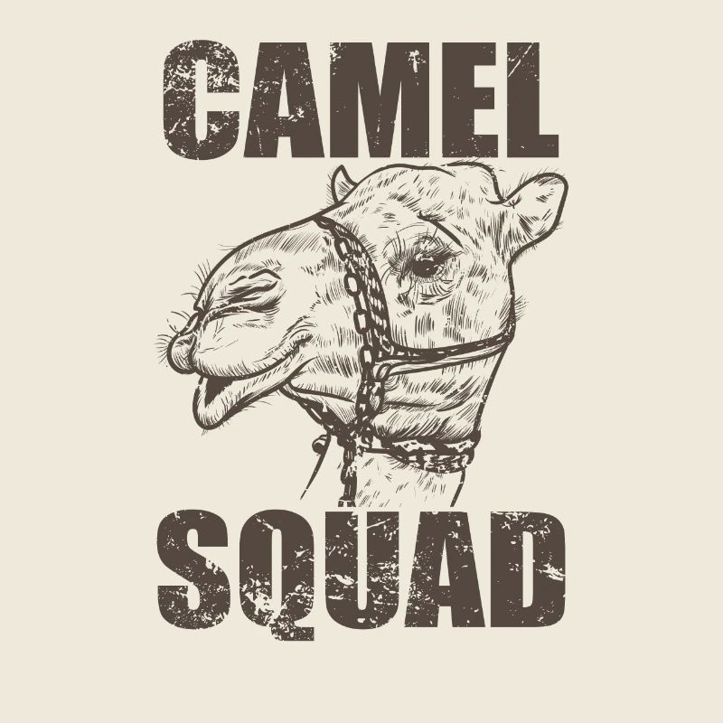 Camel Squad Dromedary Desert Hump
