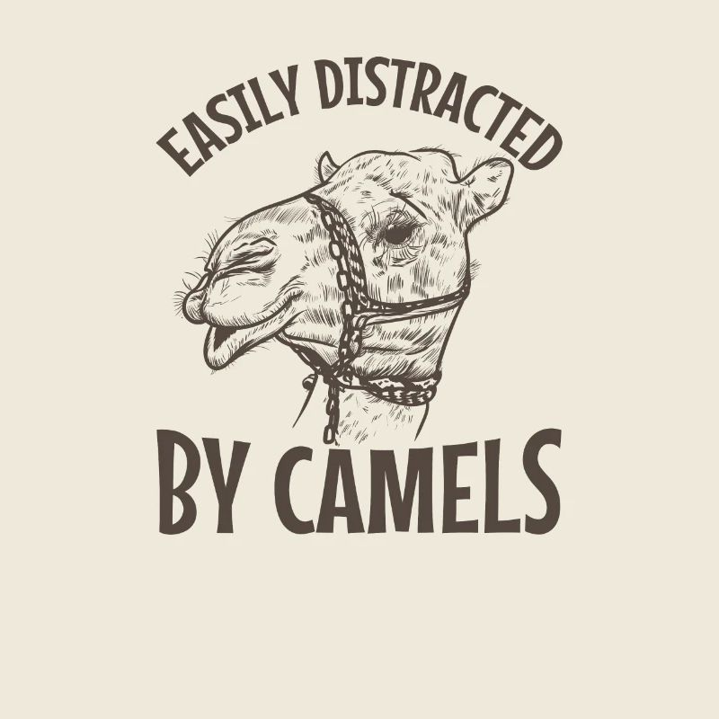 Facilement distrait par Camels Dromedar