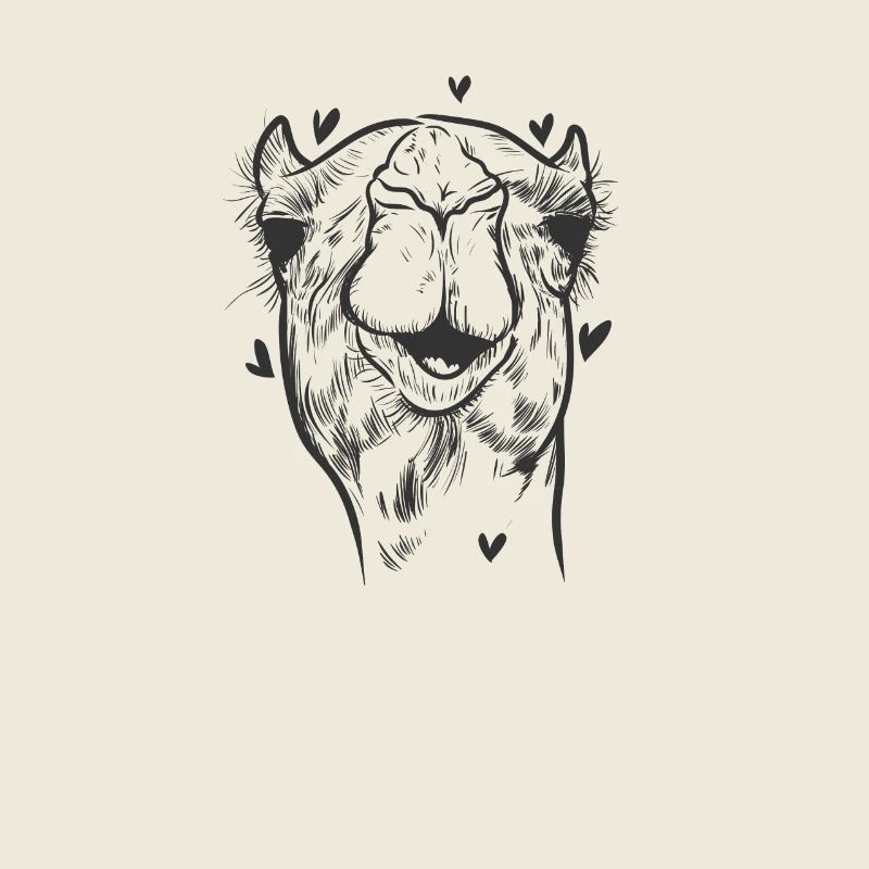 Kamel Höcker Savanne Wüste Dromedar