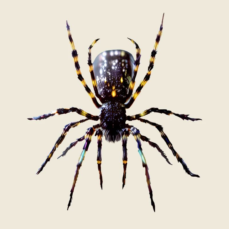 Tarentule Araignée Tarentule à genoux rouges