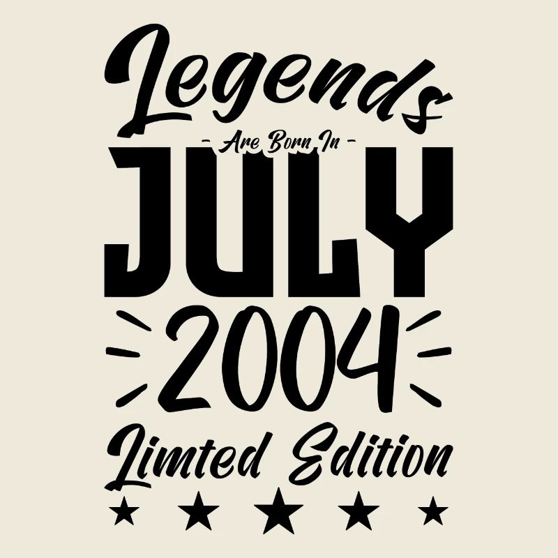 Geboren im Juli 2004. Geburtstagsgeschenk.