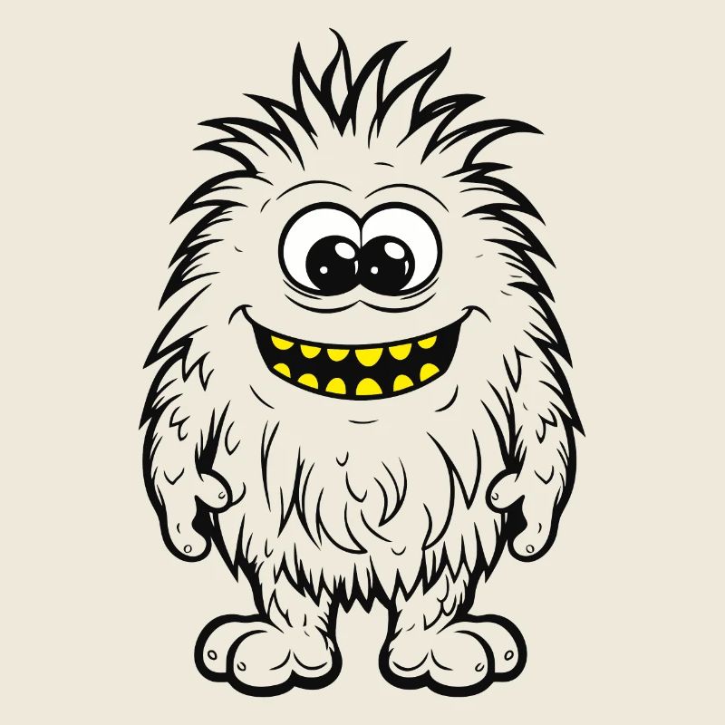 Drôle de créature de monstre de compagnie