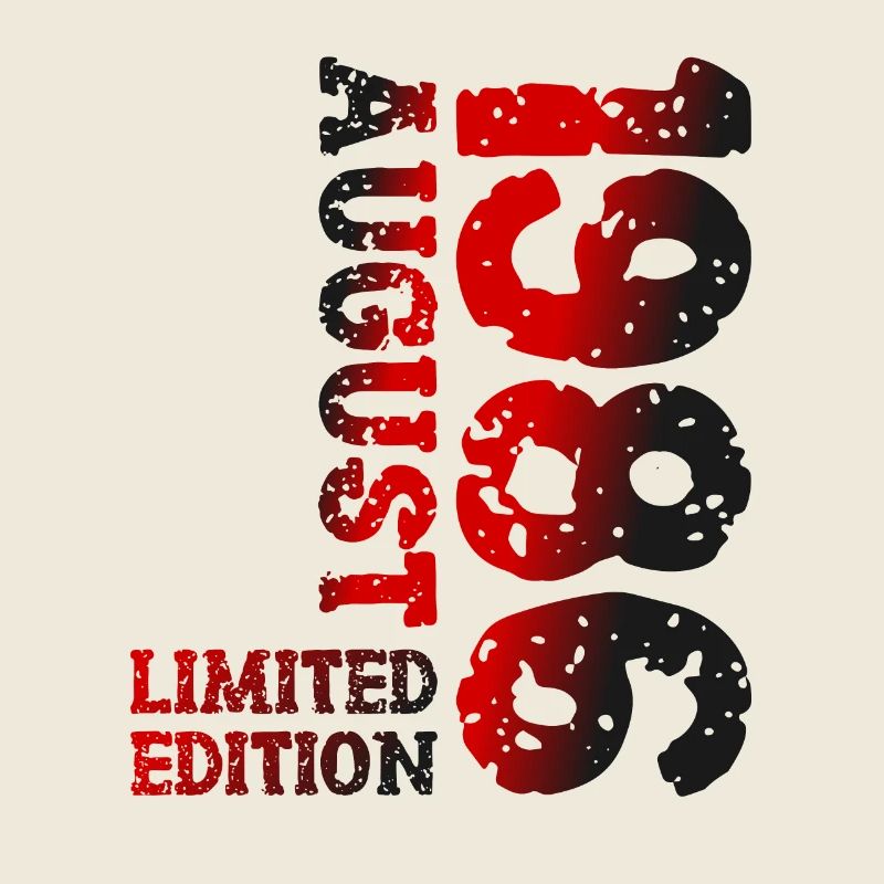 1986 Août Édition Limitée 37e Tenue d’anniversaire