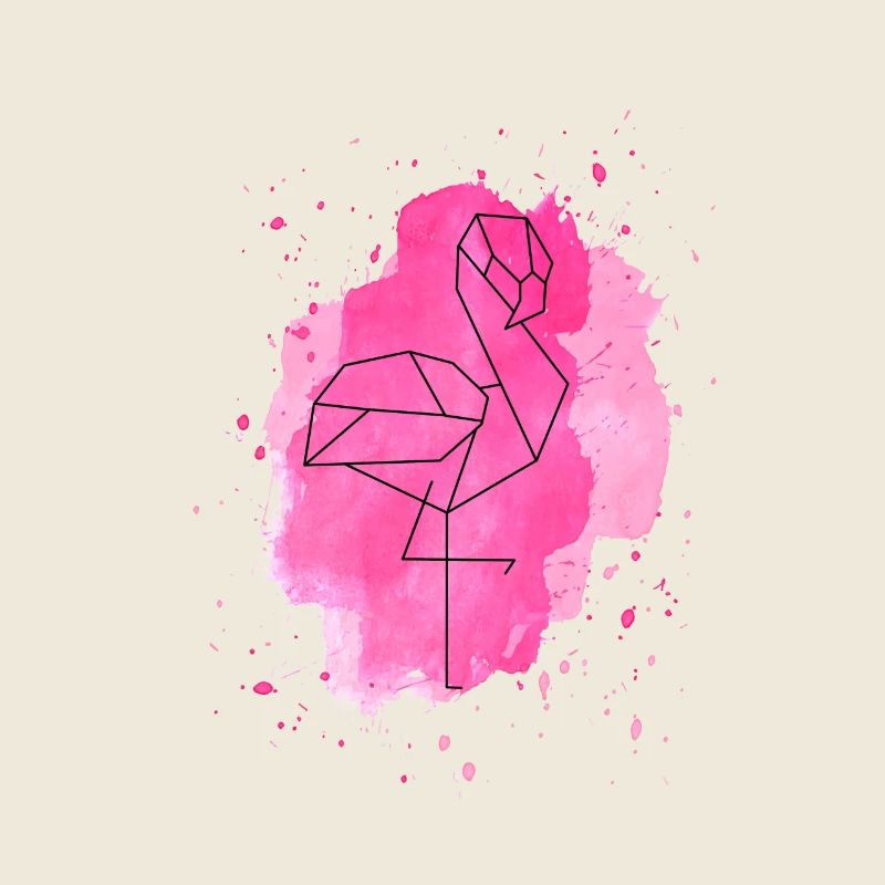 Flamingo splash