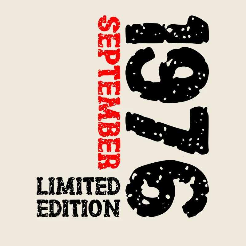 1976 September Limited Edition 47th Birthday Decoration