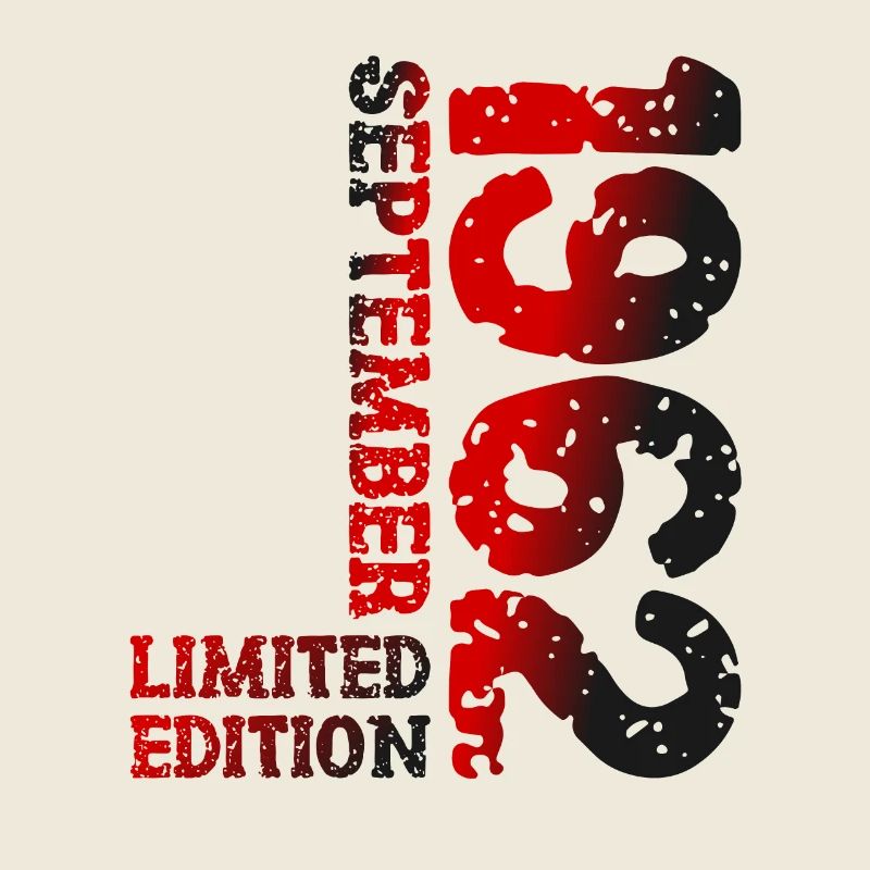 1962 September Limited Edition 61st Birthday Deco