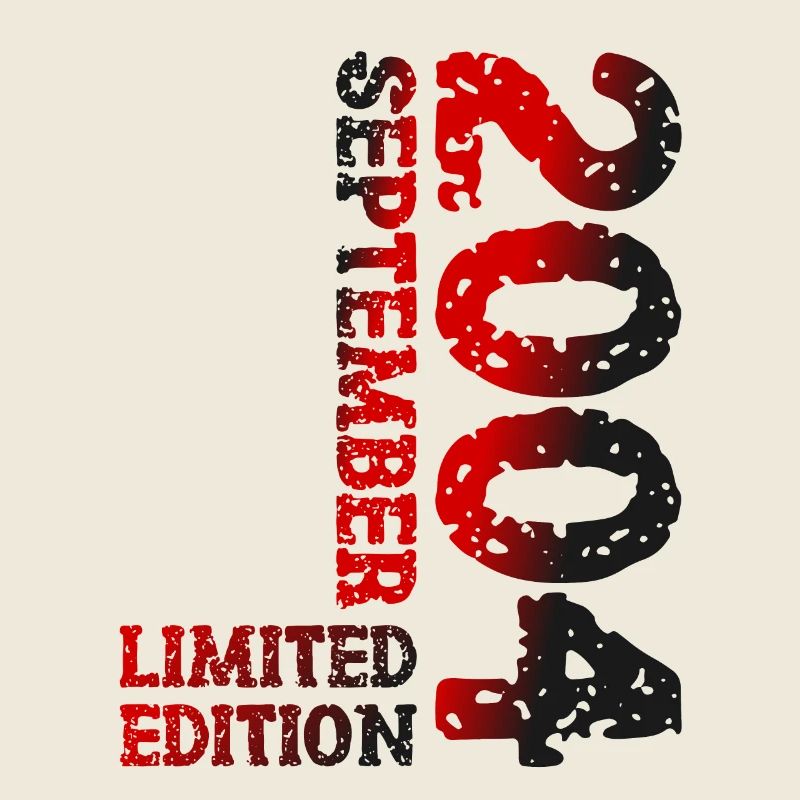 2004 September Limited Edition 19. Geburtstag Deko