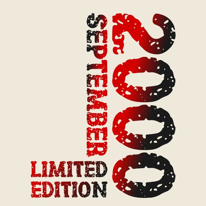 2000 Septembre Édition Limitée 23rd Birthday Deco
