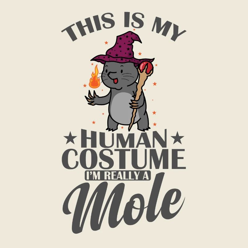 This is my Human Costume I'm a Mole Tier