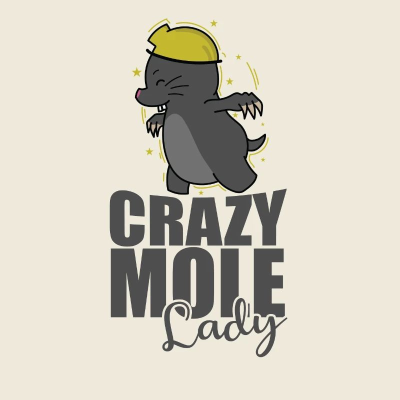 Crazy Mole Lady Animal Tertre Mound