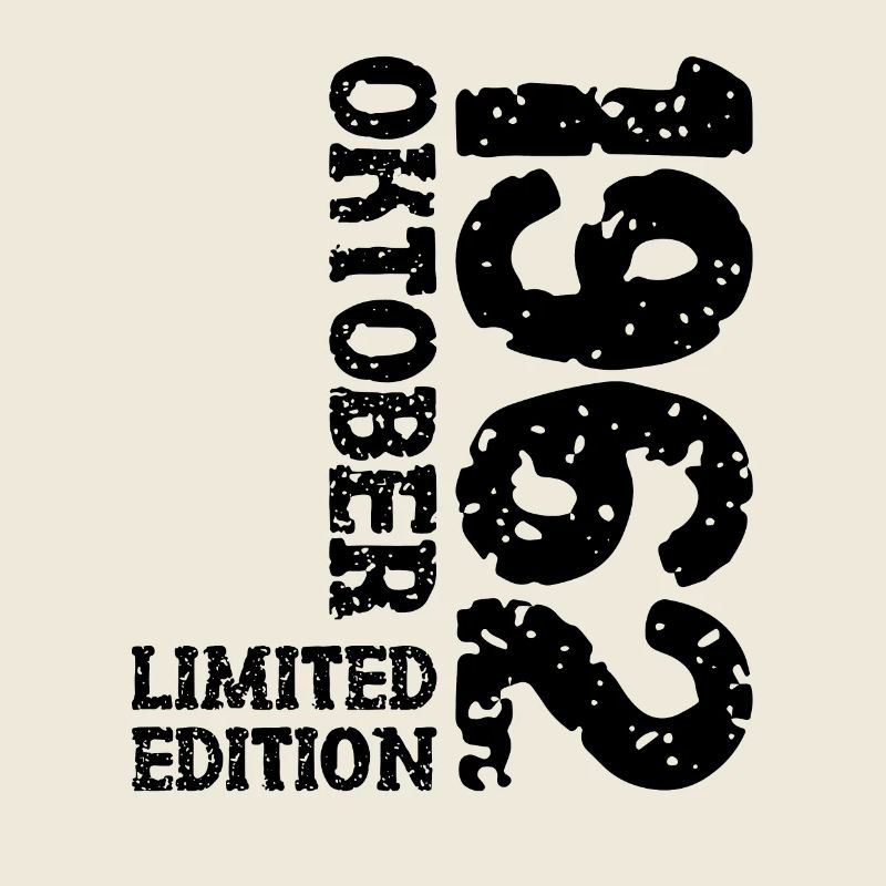 1962 Oktober Limited Edition 61. Geburtstag Deko