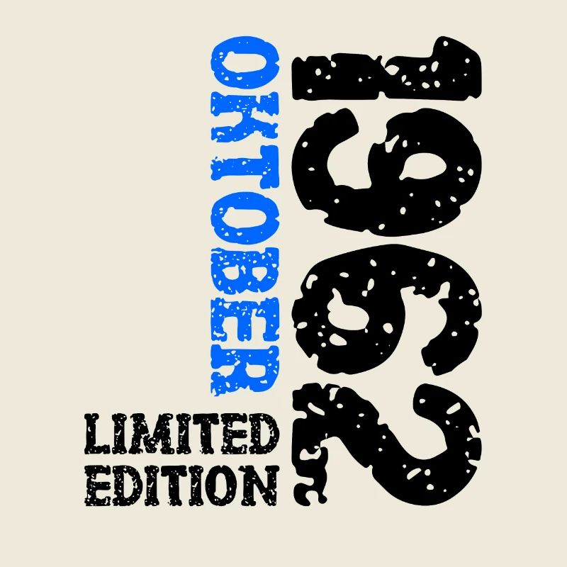 1962 Oktober Limited Edition 61. Geburtstag Deko