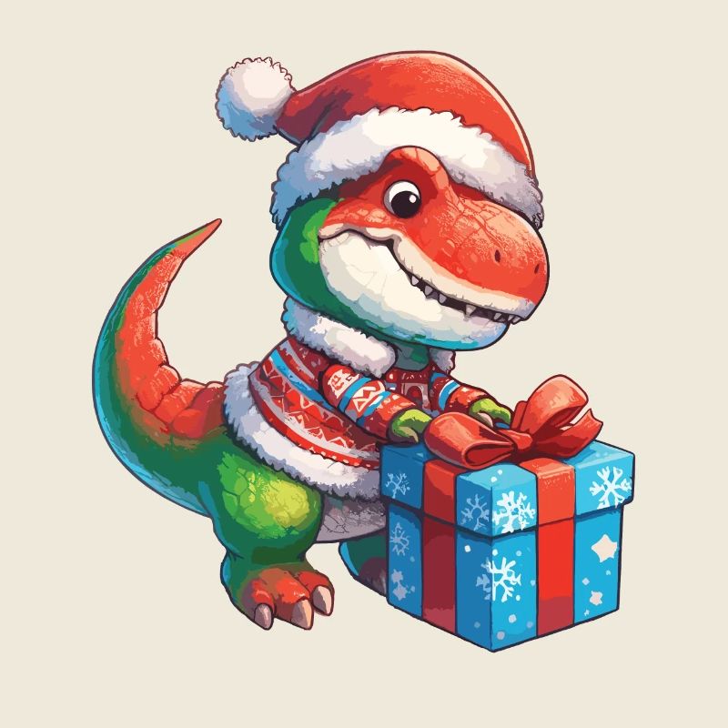 T-Rex Dino Child Gift Unwrap