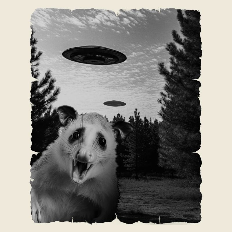 Opossum Auserirdisch Invasion Uap Weirdcore