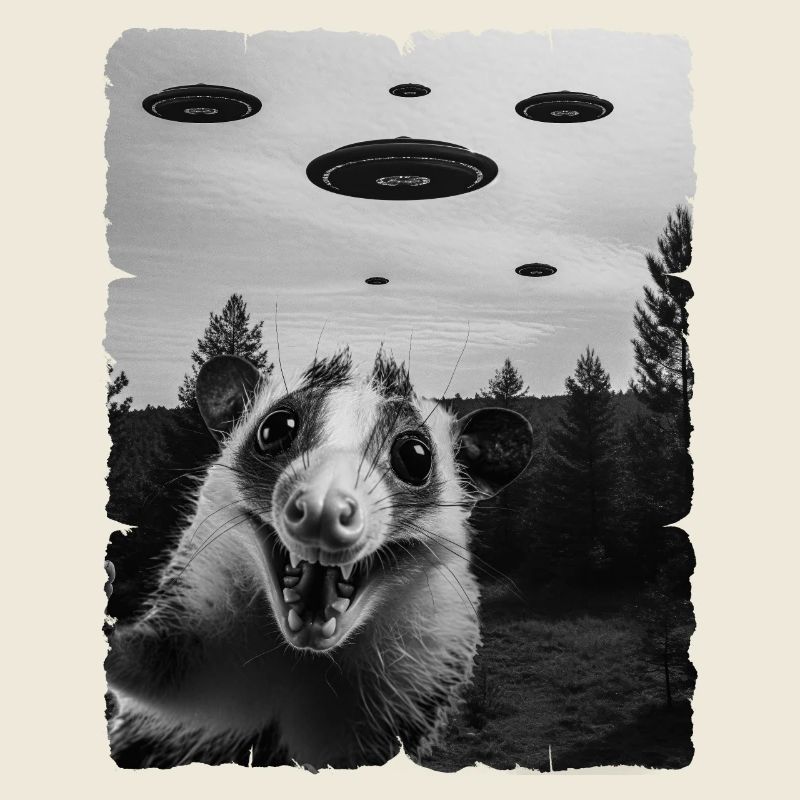 Possum Alien Invasion Uap Weirdcore