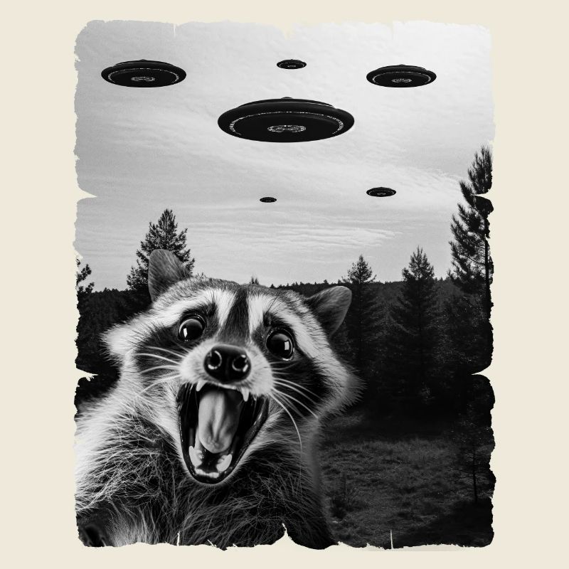 raton laveur Alien Invasion Uap Weirdcore