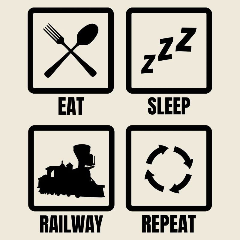 Routine des amoureux du chemin de fer