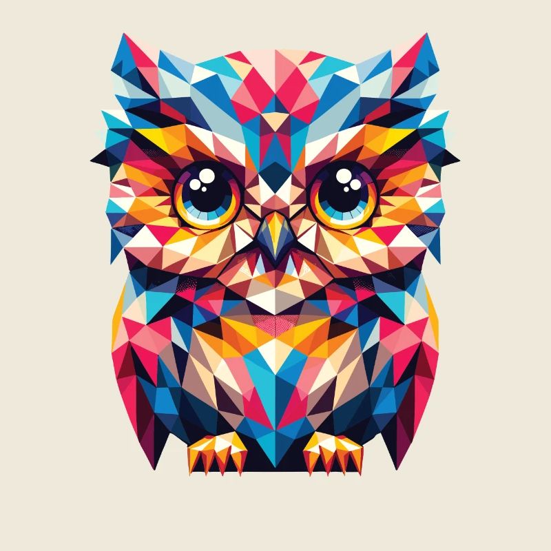 Polygon Owl Geometric