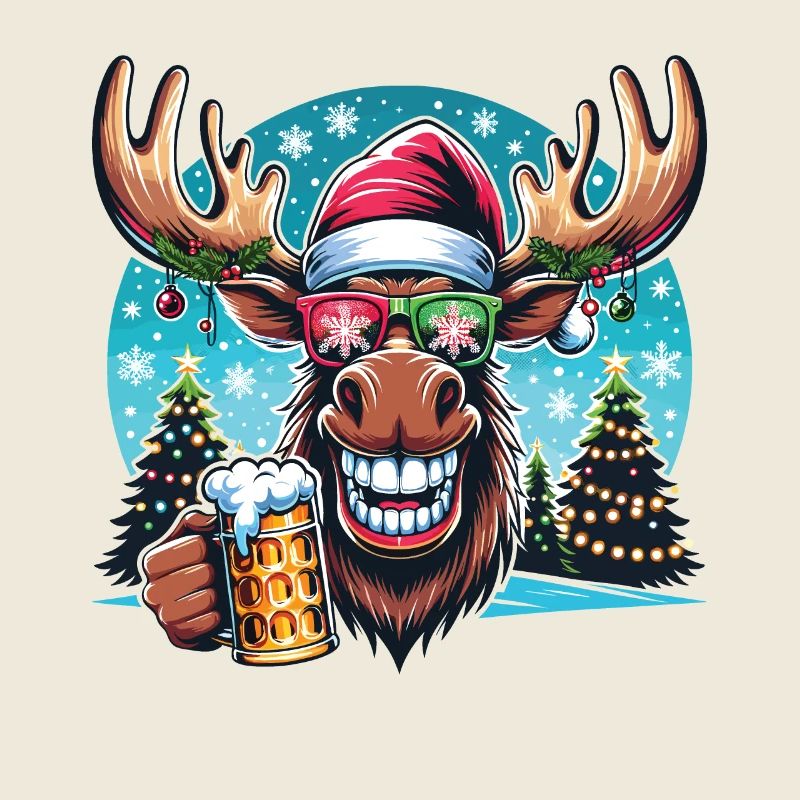 Bière de Noël de renne d’orignal