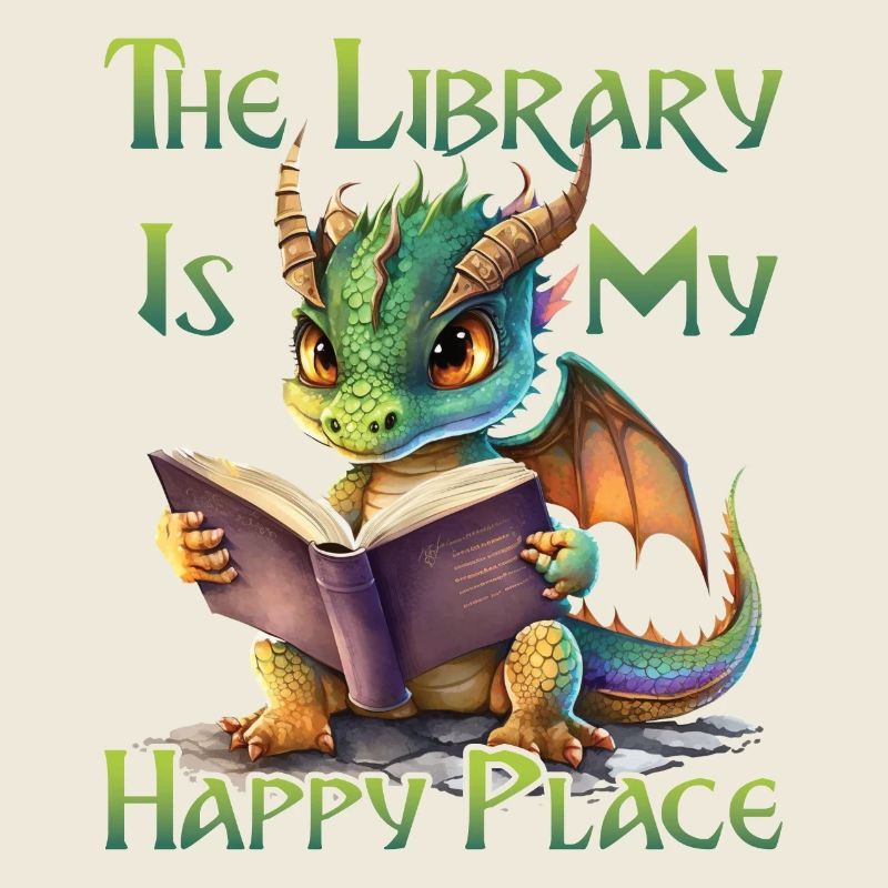 La bibliothèque est mon lieu de bonheur, dragon