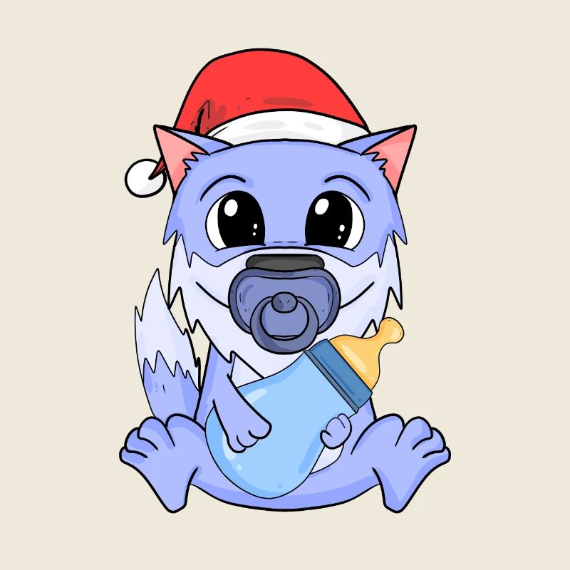 Wolf Baby Christmas
