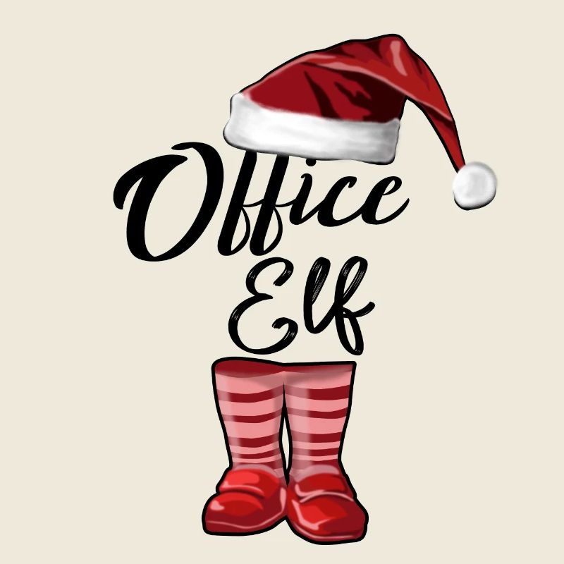 Elfe de bureau – Un design de Noël drôle