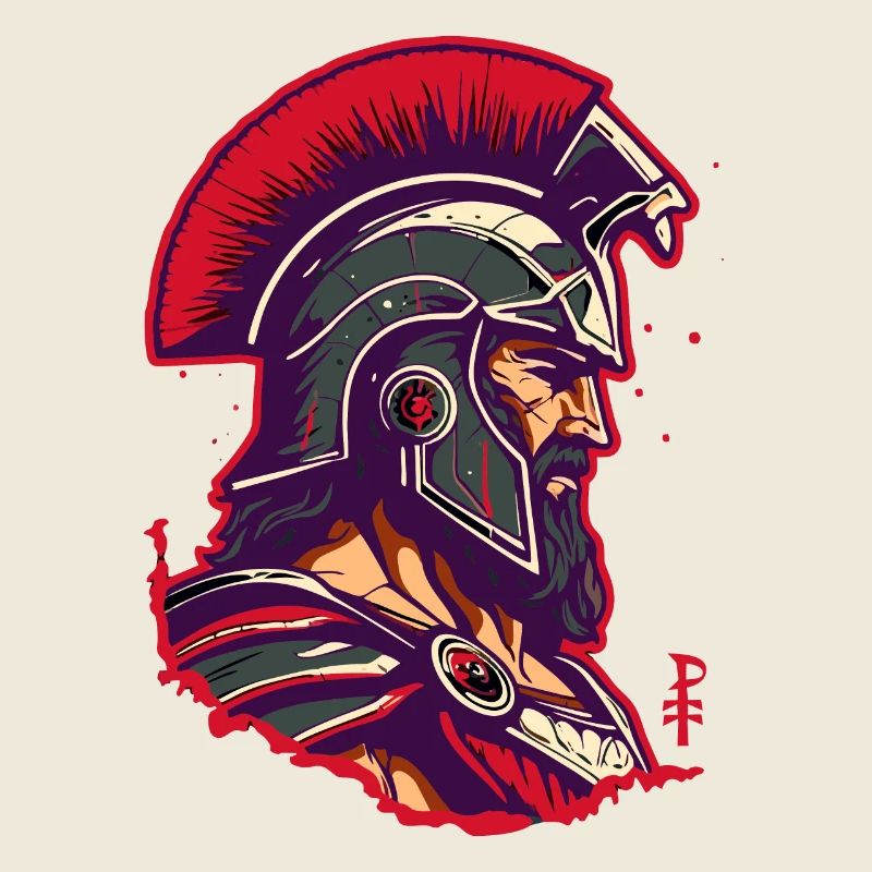 Griechischer Trojaner Troja - Ikone eines Krieger