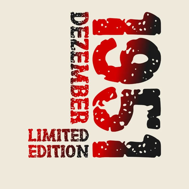1951 Dezember Limited Edition 72. Geburtstag Deko
