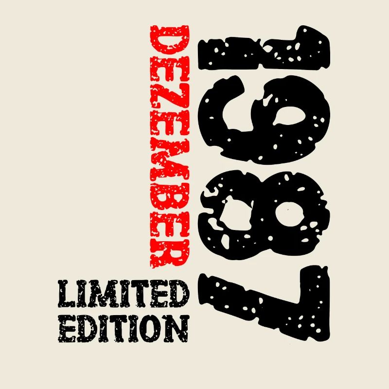 1987 Décembre Édition Limitée 36ème Anniversaire Décoration